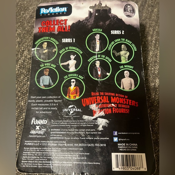 NWT Rare Universal Monsters The Bride of Frankenstein Reaction Figure - Picture 4 of 4